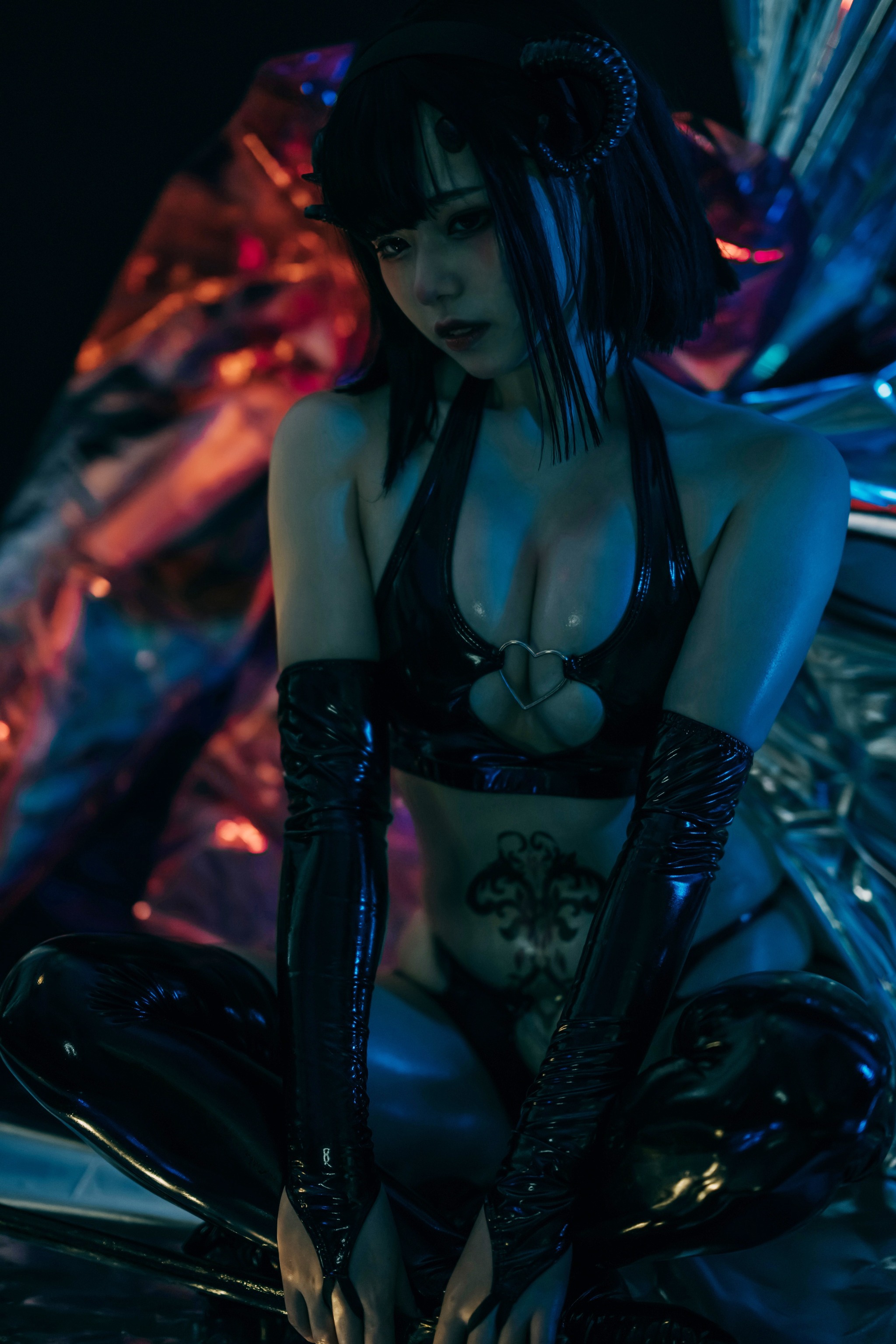 七月喵子 - NO.018 小恶魔 [28P]-XikXak